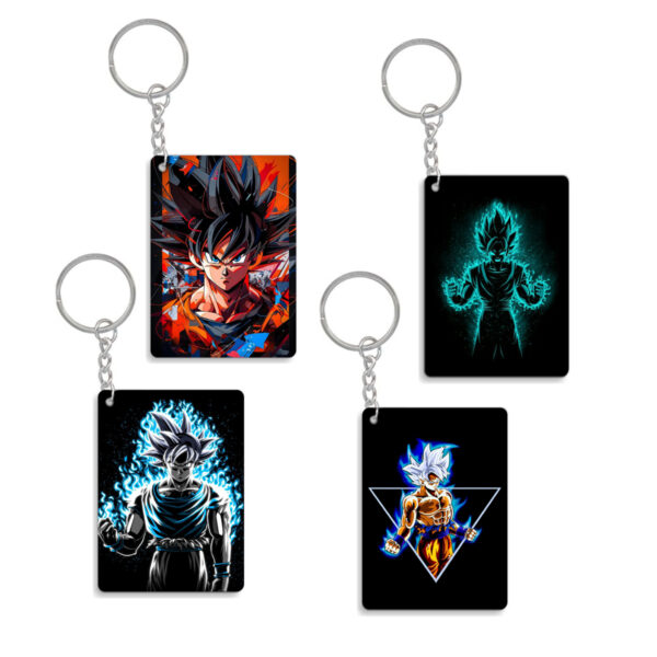 Goku Keychain Pack of 4