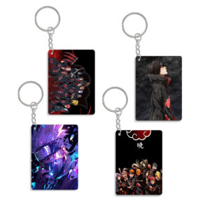 Naruto Pack of 4 keychain