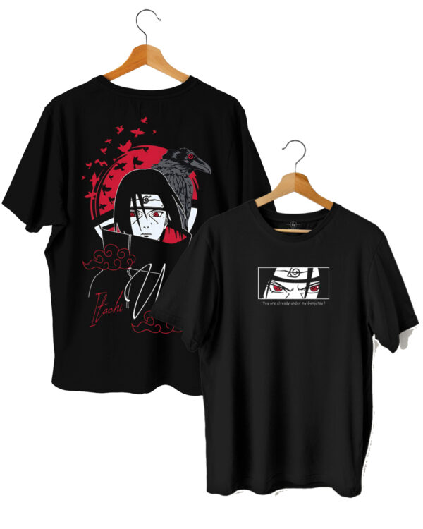 Itachi Uchiha Black 180 GSM t shirt | Best Anime t Shirt | baklolstore