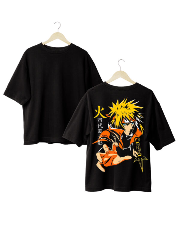 Minato Namikaze Oversized T-Shirt - Premium 220 GSM Anime Tee by Baklolstore"