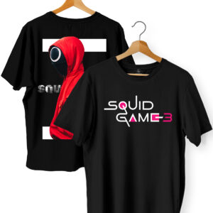 Squid game 3 T shirt |  Limited Edition Premium black t shirt