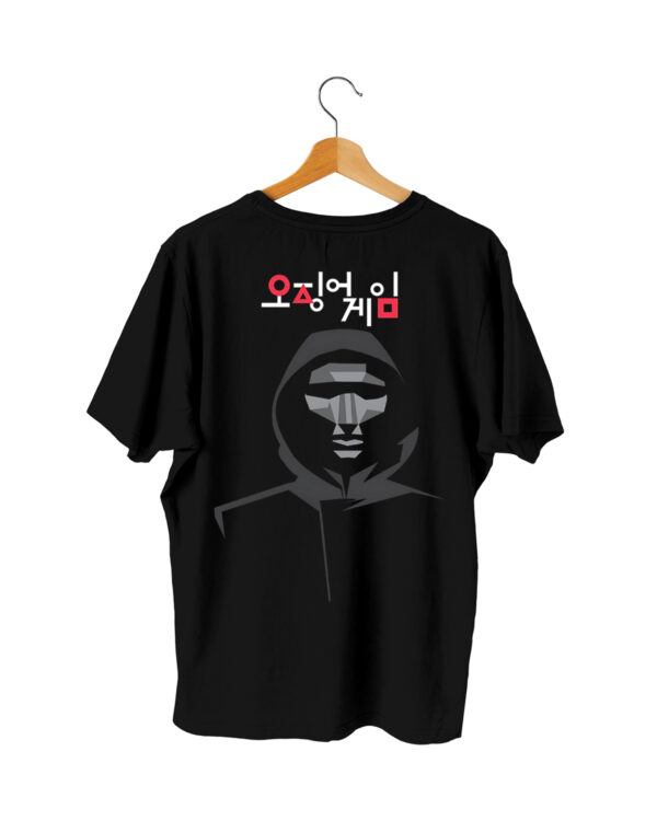 Squid Game (Mask Man) Black t shirt  |  Premium 180 GSM Black T shirt