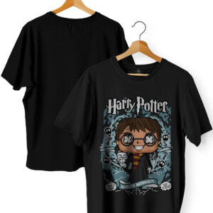 Harry Potter Cartoon Printed T-Shirt | Expecto Patronum Design | Pure Cotton 180 GSM
