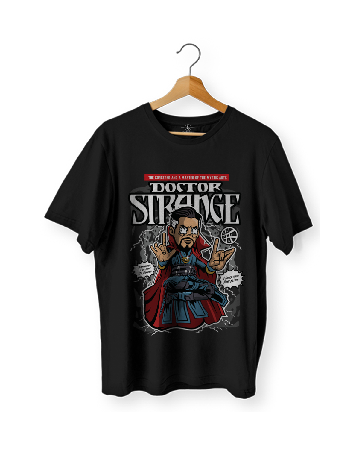 Doctor Strange Cartoon Printed T-Shirt | Marvel Superhero Design | Cotton 180 GSM