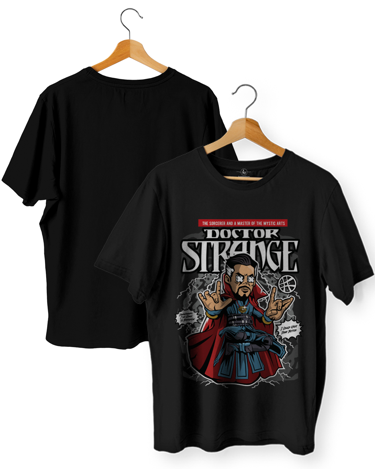 Doctor Strange Cartoon Printed T-Shirt | Marvel Superhero Design | Cotton 180 GSM