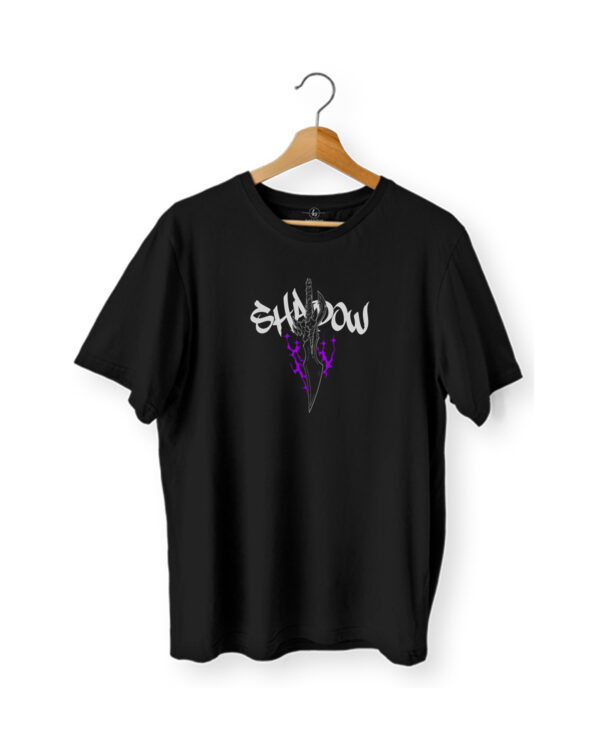 Buy Best Solo Leveling  Black T Shirt (Shadow)| 180 GSM Pure Cotton Regular Fit