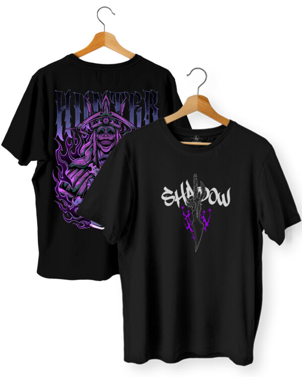 Buy Best Solo Leveling  Black T Shirt (Shadow)| 180 GSM Pure Cotton Regular Fit